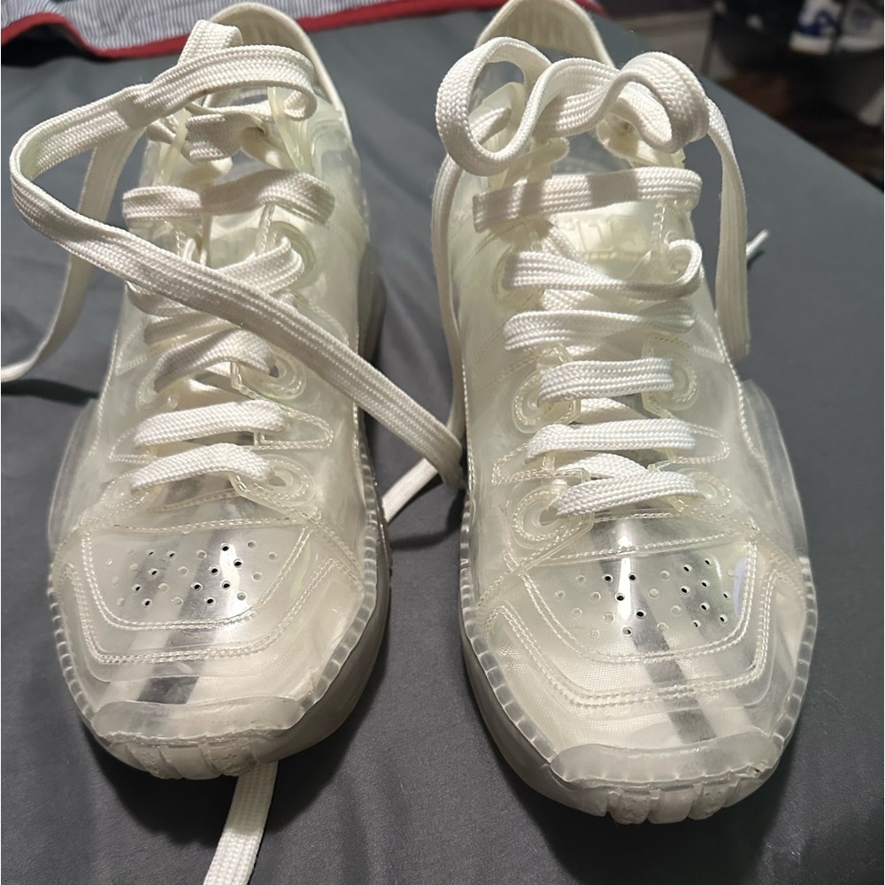 GCDS sneakers , clear color. Size 10.5 US